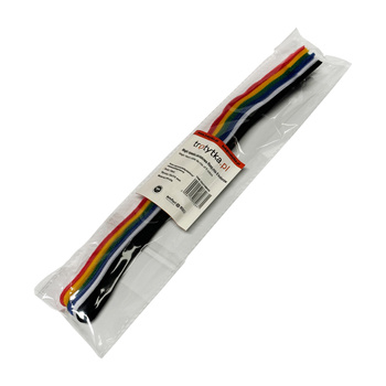 Opaski zaciskowe na rzep MAGIC, 16x310 mm, mix 6 kolorów, 18 szt. - Trafiki