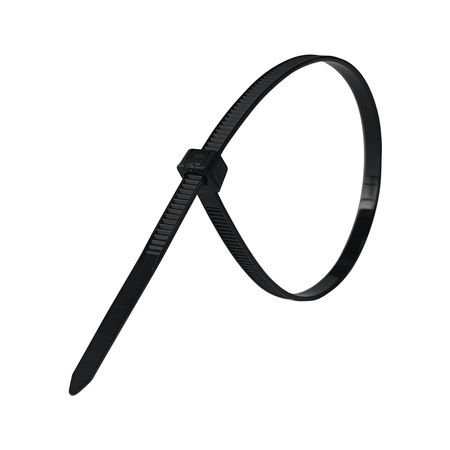 Opaski do kabli czarne UV 4,8x250 mm – Trafiki