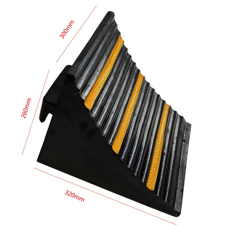 Klin gumowy 320x300x260 mm – Trafiki