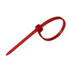 Opaski do kabli czerwone UV 2,5x100 mm – Trafiki