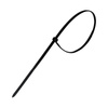 Opaski do kabli czarne UV 4,8x430 mm – Trafiki