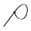 Opaski do kabli czarne UV 3,6x300 mm – Trafiki