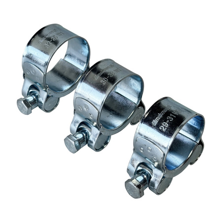 Komplet 10 szt. opasek W1 GBS Ø29-31 mm, M6x50 - Trafiki
