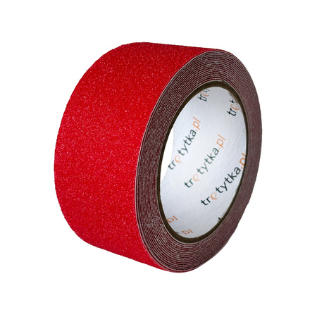 Taśma antypoślizgowa PVC czerwona 50mm x 5m – Trafiki