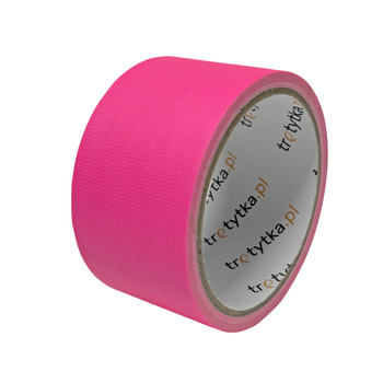 Fluorescencyjna taśma UV w kolorze różowym - 50 mm x 5 m - Trafiki