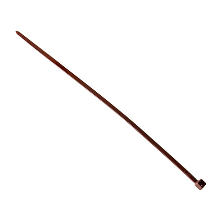 Opaski do kabli brązowe UV 3,6x200 mm – Trafiki
