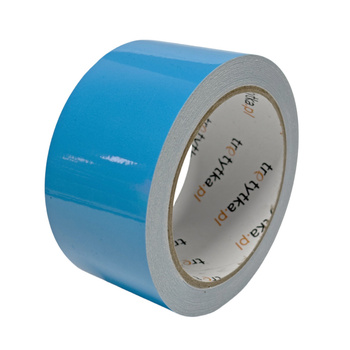 Luminescencyjna taśma klejąca w kolorze  niebieskim - 50 mm x 10 m - Trafiki