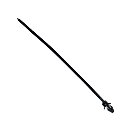 Opaski do kabli PUSH-MOUNT czarne 2,5x150 mm – Trafiki