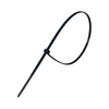 Opaski do kabli czarne UV 3,6x370 mm – Trafiki