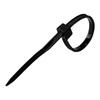 Opaski do kabli czarne UV 2,5x80 mm – Trafiki