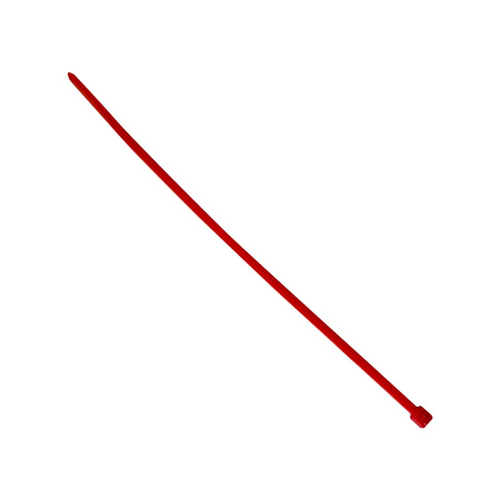Opaski do kabli czerwone UV 3,6x200 mm – Trafiki