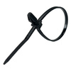 Opaski do kabli PUSH-MOUNT czarne 2,5x150 mm – Trafiki