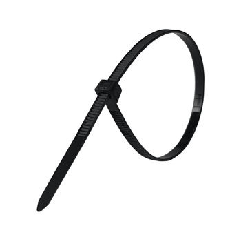 Opaski do kabli czarne UV 4,8x250 mm – Trafiki