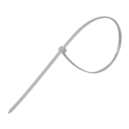 Opaski do kabli białe UV 4,8x380 mm – Trafiki