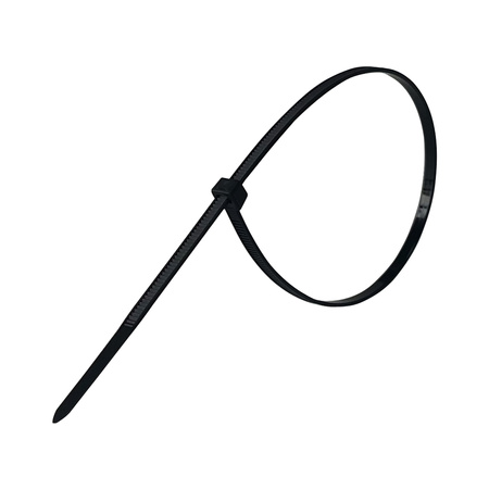 Opaski do kabli czarne UV 3,6x300 mm – Trafiki