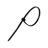 Opaski do kabli czarne UV 2,5x150 mm – Trafiki
