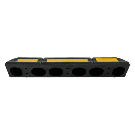 Zestaw Odbojnik parkingowy gumowy 600mm x 120mm x 100mm 2szt - Trafiki
