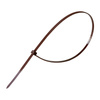 Opaski do kabli brązowe UV 3,6x370 mm – Trafiki