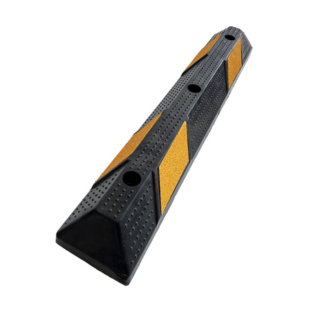 Gumowy ogranicznik parkingowy - 900 mm x 150 mm x 100 mm  + Trafiki