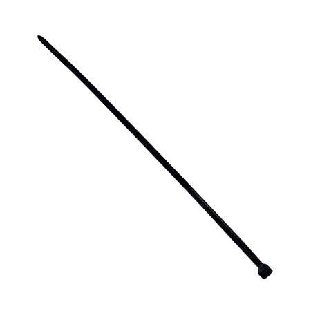 Opaski do kabli czarne UV 4,8x250 mm – Trafiki
