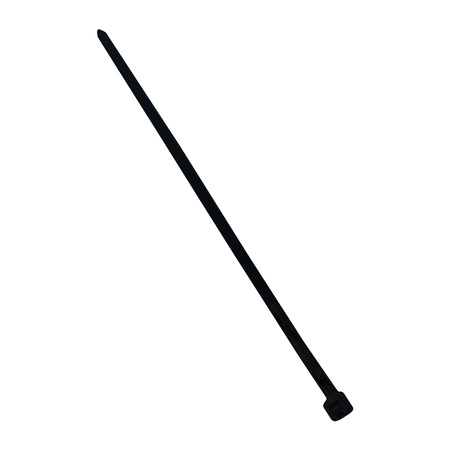 Opaski do kabli czarne UV 3,6x150 mm – Trafiki