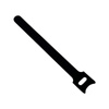 Zestaw opasek zaciskowych na rzep Magic (8 szt.) 16x310 mm, CZARNA - Trafiki