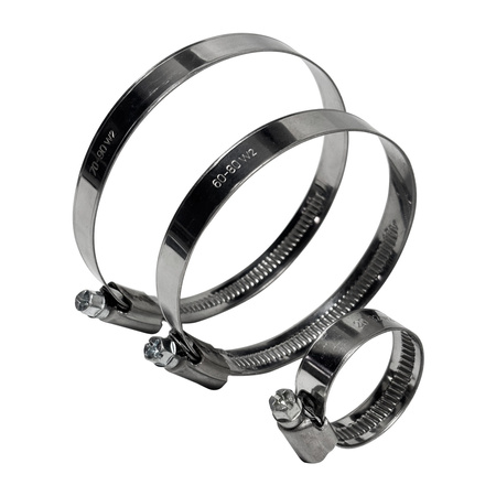 Komplet opasek ślimakowych typ W2 (10 szt.) Ø20-32 mm, szer.12 mm - Trafiki