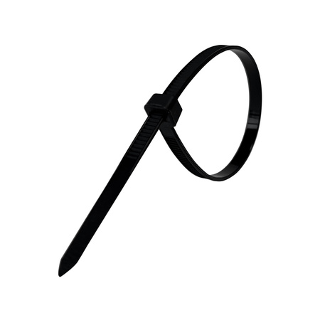 Opaski do kabli czarne UV 4,8x200 mm – Trafiki