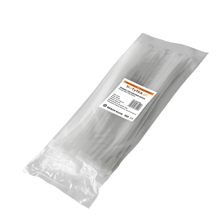 Opaski do kabli białe UV 7,6x430 mm – Trafiki