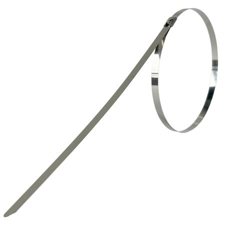 Opaski zaciskowe stalowe nierdzewne - ST 8,0 x 800 mm