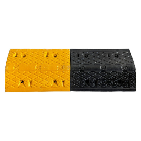 Próg drogowy podrzutowy, element środkowy 500x350x50 mm – Trafiki