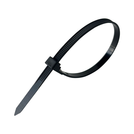 Opaski do kabli wielokrotnego użytku czarne UV 4,8x200 mm – Trafiki