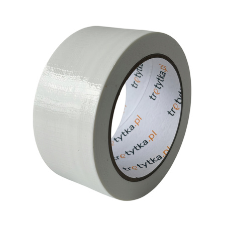 GAFER GAFR Duct Tape taśma materiałowa, 48 mm x 25 m, BIAŁY