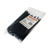 Opaski do kabli czarne UV 3,6x150 mm – Trafiki