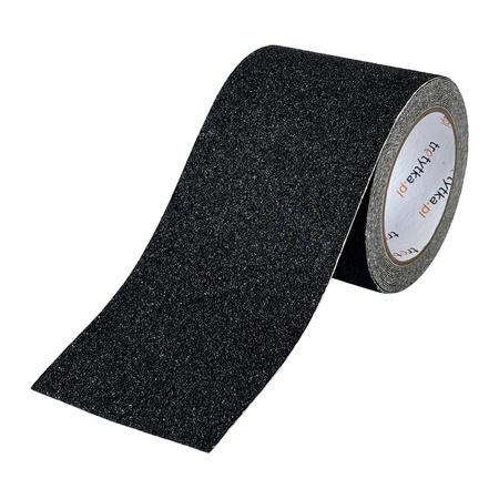 Taśma antypoślizgowa PVC czarna 100mm x 5m – Trafiki