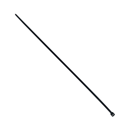 Opaski do kabli czarne UV 3,6x300 mm – Trafiki