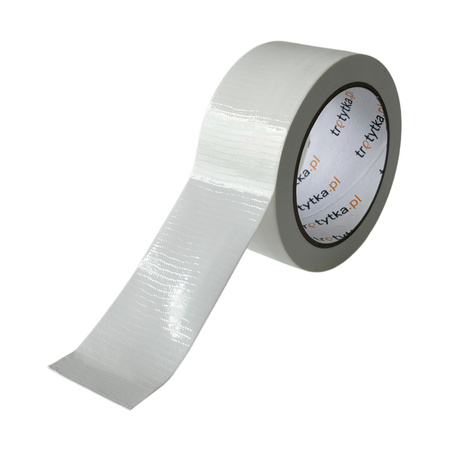 GAFER GAFR Duct Tape taśma materiałowa, 48 mm x 25 m, BIAŁY