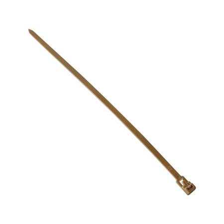 Opaski do kabli wielokrotnego użytku cappuccino UV 4,8x200 mm – Trafiki