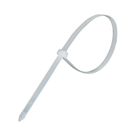 Opaski do kabli białe UV 7,6x400 mm – Trafiki