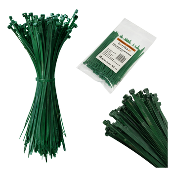 Opaski do kabli zielone pastelowe UV 2,5x100 mm – Trafiki