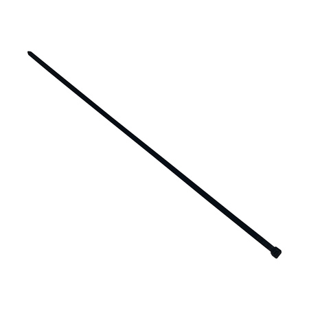 Opaski do kabli czarne UV 7,6x500 mm – Trafiki