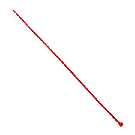 Opaski do kabli czerwone UV 3,6x370 mm – Trafiki