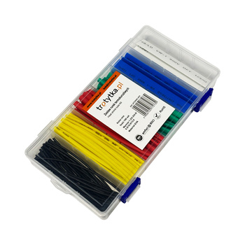 Rurki termokurczliwe, zestaw 100 sztuk - Trafiki