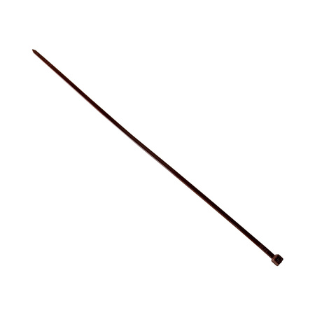 Opaski do kabli brązowe UV 3,6x250 mm – Trafiki