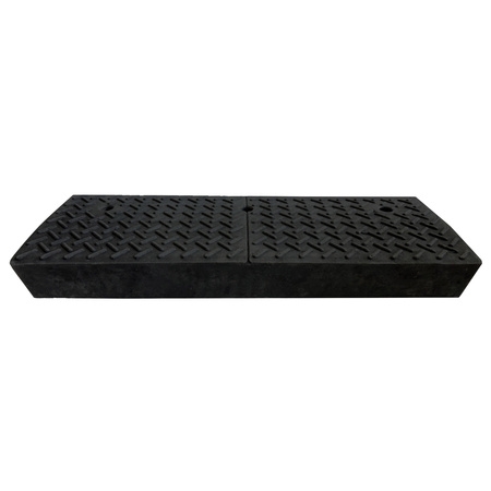 Najazd gumowy typu klin - 1000 mm x 350 mm x 120 mm  - Trafiki