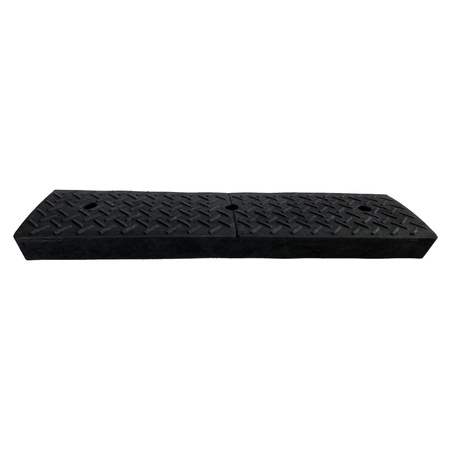 Najazd gumowy typu klin - 1000 mm x 250 mm x 80 mm - Trafiki