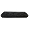 Najazd gumowy typu klin - 1000 mm x 350 mm x 120 mm  - Trafiki