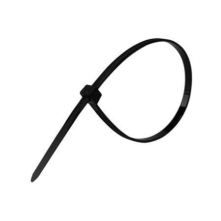 Opaski do kabli czarne UV 3,6x200 mm – Trafiki