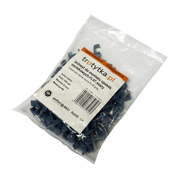 Uchwyt do montażu kabli FLAT 8 mm biały – Trafiki