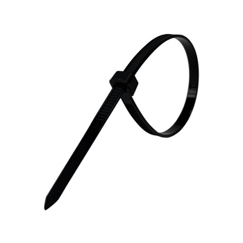 Opaski do kabli czarne UV 7,6x200 mm – Trafiki